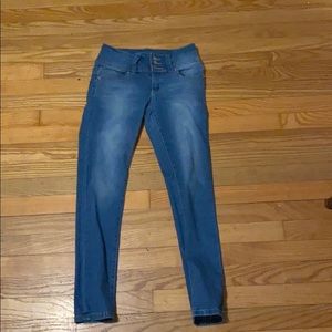 light and dark jeans